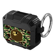 Onyourcases A Bathing Ape Custom Personalized AirPods Case Shockproof Cover Awesome The Best Smart Protective Cover With Ring AirPods Gen 1 2 3 Pro Black Colors Bluetooth