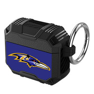 Onyourcases Baltimore Ravens NFL Art Custom Personalized AirPods Case Shockproof Cover Awesome The Best Smart Protective Cover With Ring AirPods Gen 1 2 3 Pro Black Colors Bluetooth