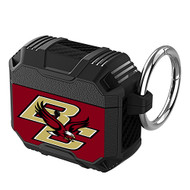 Onyourcases Boston College Eagles Custom Personalized AirPods Case Shockproof Cover Awesome The Best Smart Protective Cover With Ring AirPods Gen 1 2 3 Pro Black Colors Bluetooth