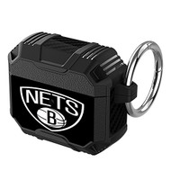 Onyourcases Brooklyn Nets NBA Art Custom Personalized AirPods Case Shockproof Cover Awesome The Best Smart Protective Cover With Ring AirPods Gen 1 2 3 Pro Black Colors Bluetooth