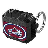 Onyourcases Colorado Avalanche NHL Custom Personalized AirPods Case Shockproof Cover Awesome The Best Smart Protective Cover With Ring AirPods Gen 1 2 3 Pro Black Colors Bluetooth