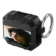Onyourcases Finn Wolfhard Art Custom Personalized AirPods Case Shockproof Cover Awesome The Best Smart Protective Cover With Ring AirPods Gen 1 2 3 Pro Black Colors Bluetooth