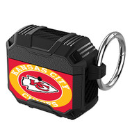 Onyourcases Kansas City Chiefs NFL Art Custom Personalized AirPods Case Shockproof Cover Awesome The Best Smart Protective Cover With Ring AirPods Gen 1 2 3 Pro Black Colors Bluetooth
