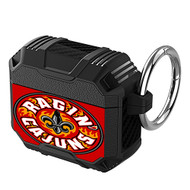 Onyourcases Louisiana Lafayette Ragin Cajuns Custom Personalized AirPods Case Shockproof Cover Awesome The Best Smart Protective Cover With Ring AirPods Gen 1 2 3 Pro Black Colors Bluetooth