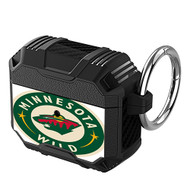 Onyourcases Minnesota Wild NHL Custom Personalized AirPods Case Shockproof Cover Awesome The Best Smart Protective Cover With Ring AirPods Gen 1 2 3 Pro Black Colors Bluetooth