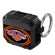 Onyourcases New York Knicks NBA Custom Personalized AirPods Case Shockproof Cover Awesome The Best Smart Protective Cover With Ring AirPods Gen 1 2 3 Pro Black Colors Bluetooth