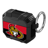 Onyourcases Ottawa Senators NHL Custom Personalized AirPods Case Shockproof Cover Awesome The Best Smart Protective Cover With Ring AirPods Gen 1 2 3 Pro Black Colors Bluetooth