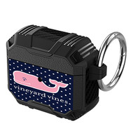 Onyourcases Vineyard Vines Polka Custom Personalized AirPods Case Shockproof Cover Awesome The Best Smart Protective Cover With Ring AirPods Gen 1 2 3 Pro Black Colors Bluetooth