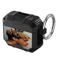 Onyourcases XXXTentacion Art Custom Personalized AirPods Case Shockproof Cover Awesome The Best Smart Protective Cover With Ring AirPods Gen 1 2 3 Pro Black Colors Bluetooth