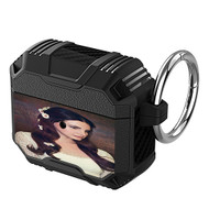 Onyourcases Lana Del Rey Custom Personalized AirPods Case Shockproof Cover Awesome Smart Protective Best Cover With Ring AirPods Gen 1 2 3 Pro Black Colors Bluetooth