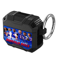 Onyourcases Buffalo Bills NFL 2022 Squad Custom Personalized AirPods Case Shockproof Cover Awesome Smart Top Brand Protective Best Cover With Ring AirPods Bluetooth Gen 1 2 3 Pro Black Colors
