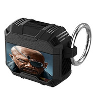 Onyourcases Samuel L Jackson Nick Fury Custom Personalized AirPods Case Shockproof Cover Awesome Smart Top Brand Protective Best Cover With Ring AirPods Bluetooth Gen 1 2 3 Pro Black Colors
