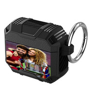 Onyourcases Shakira and Gerard Pique Custom Personalized AirPods Case Shockproof Cover Awesome Smart Protective Best Top Brands Cover With Ring AirPods Bluetooth Gen 1 2 3 Pro Black Colors