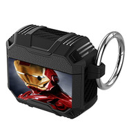 Onyourcases Iron Man Marvel Superheroes Custom Personalized AirPods Case Shockproof Cover Awesome Smart Protective Best Cover Top Brand With Ring AirPods Bluetooth Gen 1 2 3 Pro Black Colors