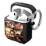 Onyourcases Attack On Titan Season 3 Custom Personalized AirPods Case Shockproof Cover Awesome Smart Protective Best Cover With Top Brand Ring AirPods Bluetooth Gen 1 2 3 Pro Black Colors