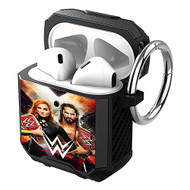 Onyourcases Becky Lynch Seth Rollins WWE Custom Personalized AirPods Case Shockproof Cover Awesome Smart Protective Best Cover With Top Brand Ring AirPods Bluetooth Gen 1 2 3 Pro Black Colors