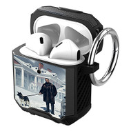 Onyourcases Drake With Dog Snow Custom Personalized AirPods Case Shockproof Cover Awesome Smart Protective Best Cover With Top Brand Ring AirPods Bluetooth Gen 1 2 3 Pro Black Colors