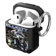 Onyourcases Ezekiel Elliott NFL Dallas Cowboys Custom Personalized AirPods Case Shockproof Cover Awesome Smart Protective Best Cover With Top Brand Ring AirPods Bluetooth Gen 1 2 3 Pro Black Colors