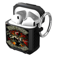 Onyourcases Five Finger Death Punch Flag Custom Personalized AirPods Case Shockproof Cover Awesome Smart Protective Best Cover With Top Brand Ring AirPods Bluetooth Gen 1 2 3 Pro Black Colors