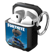 Onyourcases Fortnite Bus Custom Personalized AirPods Case Shockproof Cover Awesome Smart Protective Best Cover With Top Brand Ring AirPods Bluetooth Gen 1 2 3 Pro Black Colors