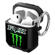 Onyourcases Fox Racing Monster Energy Custom Personalized AirPods Case Shockproof Cover Awesome Smart Protective Best Cover With Top Brand Ring AirPods Bluetooth Gen 1 2 3 Pro Black Colors