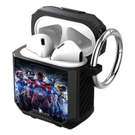 Onyourcases Power Rangers New Custom Personalized AirPods Case Shockproof Cover Awesome Smart Protective Best Cover With Top Brand Ring AirPods Bluetooth Gen 1 2 3 Pro Black Colors