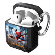 Onyourcases Spider Man Homecoming Custom Personalized AirPods Case Shockproof Cover Awesome Smart Protective Best Cover With Top Brand Ring AirPods Bluetooth Gen 1 2 3 Pro Black Colors