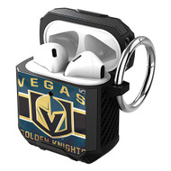Onyourcases Vegas Golden Knights Custom Personalized AirPods Case Shockproof Cover Awesome Smart Protective Best Cover With Top Brand Ring AirPods Bluetooth Gen 1 2 3 Pro Black Colors