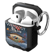 Onyourcases Weezer and Pixies Custom Personalized AirPods Case Shockproof Cover Awesome Smart Protective Best Cover With Top Brand Ring AirPods Bluetooth Gen 1 2 3 Pro Black Colors
