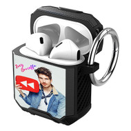 Onyourcases Joey Graceffa Custom Personalized AirPods Case Shockproof Cover Awesome Smart Protective Best Cover With Ring Top Brand AirPods Bluetooth Gen 1 2 3 Pro Black Colors