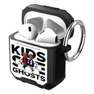 Onyourcases Kanye West Kid Cudi Kids See Ghosts Custom Personalized AirPods Case Shockproof Cover Awesome Smart Protective Best Cover With Ring Top Brand AirPods Bluetooth Gen 1 2 3 Pro Black Colors