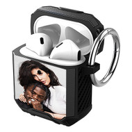 Onyourcases Kylie Jenner and Travis Scott Custom Personalized AirPods Case Shockproof Cover Awesome Smart Protective Best Cover With Ring Top Brand AirPods Bluetooth Gen 1 2 3 Pro Black Colors