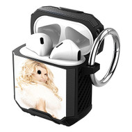 Onyourcases Britney Spears Photo Custom Personalized AirPods Case Shockproof Cover Brand New Awesome Smart Protective Best Cover With Ring AirPods Bluetooth Gen 1 2 3 Pro Black Colors