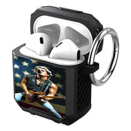 Onyourcases Bruce Springsteen Custom Personalized AirPods Case Shockproof Cover Brand New Awesome Smart Protective Best Cover With Ring AirPods Bluetooth Gen 1 2 3 Pro Black Colors