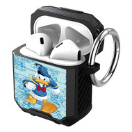 Onyourcases Donald Duck Custom Personalized AirPods Case Shockproof Cover Brand New Awesome Smart Protective Best Cover With Ring AirPods Bluetooth Gen 1 2 3 Pro Black Colors