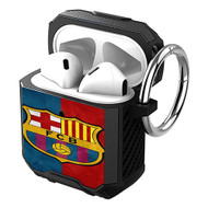 Onyourcases FC Barcelona Custom Personalized AirPods Case Shockproof Cover Brand New Awesome Smart Protective Best Cover With Ring AirPods Bluetooth Gen 1 2 3 Pro Black Colors