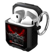 Onyourcases Gears of War Ultimate Edition Black Red Custom Personalized AirPods Case Shockproof Cover Brand New Awesome Smart Protective Best Cover With Ring AirPods Bluetooth Gen 1 2 3 Pro Black Colors
