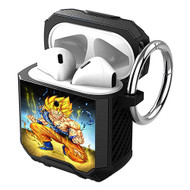 Onyourcases Goku Super Saiyan Gods Custom Personalized AirPods Case Shockproof Cover Brand New Awesome Smart Protective Best Cover With Ring AirPods Bluetooth Gen 1 2 3 Pro Black Colors