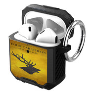 Onyourcases House Baratheon Game Of Thrones Custom Personalized AirPods Case Shockproof Cover Brand New Awesome Smart Protective Best Cover With Ring AirPods Bluetooth Gen 1 2 3 Pro Black Colors