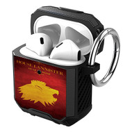 Onyourcases House Lannister Game Of Thrones Custom Personalized AirPods Case Shockproof Cover Brand New Awesome Smart Protective Best Cover With Ring AirPods Bluetooth Gen 1 2 3 Pro Black Colors