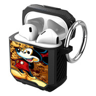 Onyourcases Mickey Mouse Custom Personalized AirPods Case Shockproof Cover Brand New Awesome Smart Protective Best Cover With Ring AirPods Bluetooth Gen 1 2 3 Pro Black Colors