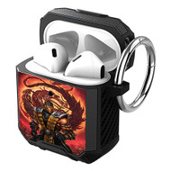 Onyourcases Mortal Kombat vs Metal Gear Custom Personalized AirPods Case Shockproof Cover Brand New Awesome Smart Protective Best Cover With Ring AirPods Bluetooth Gen 1 2 3 Pro Black Colors