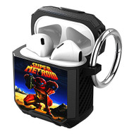 Onyourcases Super Metroid Custom Personalized AirPods Case Shockproof Cover Brand New Awesome Smart Protective Best Cover With Ring AirPods Bluetooth Gen 1 2 3 Pro Black Colors