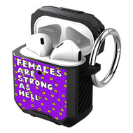 Onyourcases Unbreakable Kimmy Schmidt Females Are Strong As Hell Custom Personalized AirPods Case Shockproof Cover Brand New Awesome Smart Protective Best Cover With Ring AirPods Bluetooth Gen 1 2 3 Pro Black Colors