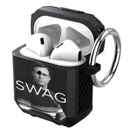 Onyourcases Will Ferell Swag Custom Personalized AirPods Case Shockproof Cover Brand New Awesome Smart Protective Best Cover With Ring AirPods Bluetooth Gen 1 2 3 Pro Black Colors