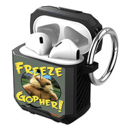Onyourcases Freeze Gopher Custom Personalized AirPods Case Shockproof Cover New Brand Awesome Smart Protective Best Cover With Ring AirPods Bluetooth Gen 1 2 3 Pro Black Colors