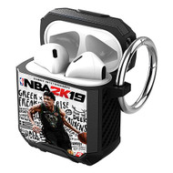 Onyourcases Giannis Antetokounmpo NBA 2k19 Custom Personalized AirPods Case Shockproof Cover New Brand Awesome Smart Protective Best Cover With Ring AirPods Bluetooth Gen 1 2 3 Pro Black Colors