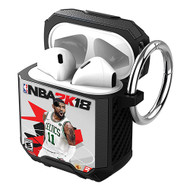 Onyourcases Kyrie Irving NBA 2k18 Custom Personalized AirPods Case Shockproof Cover New Brand Awesome Smart Protective Best Cover With Ring AirPods Bluetooth Gen 1 2 3 Pro Black Colors