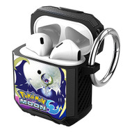 Onyourcases Pokemon Moon Custom Personalized AirPods Case Shockproof Cover New Brand Awesome Smart Protective Best Cover With Ring AirPods Bluetooth Gen 1 2 3 Pro Black Colors