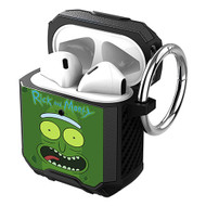 Onyourcases Rick and Morty Custom Personalized AirPods Case Shockproof Cover New Brand Awesome Smart Protective Best Cover With Ring AirPods Bluetooth Gen 1 2 3 Pro Black Colors